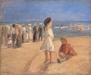 Vida en la playa, 1916 de Max Liebermann