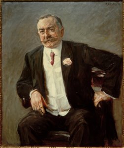 Retrato del industrial Consejero Privado Friedrich Carl Duisberg, sentado de Max Liebermann