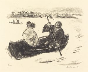 Paseo en canoa, 1919