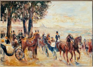 Corso en el Monte Pincio de Max Liebermann