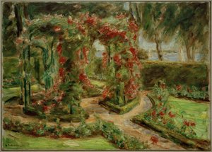 El jardín de rosas en Wannsee de Max Liebermann