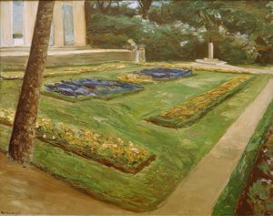 La terraza de flores en el jardín de Wannsee hacia el noroeste de Max Liebermann