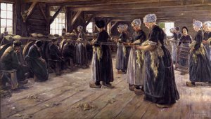 Granero de lino en Laren de Max Liebermann