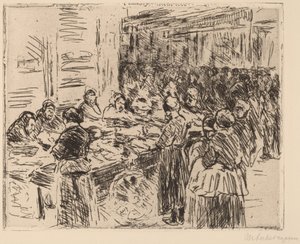 Del Barrio Judío en Ámsterdam: Mercado de Pescado en la Esquina de Max Liebermann