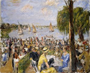 Café jardín en el Wannsee de Max Liebermann