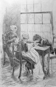 Interior holandés de Max Liebermann