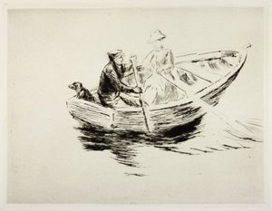 En la barca de Max Liebermann