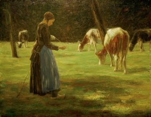 Pastora de vacas