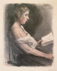 Niña leyendo