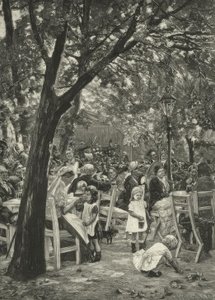 Liebermann, concierto en el jardín de la cervecería