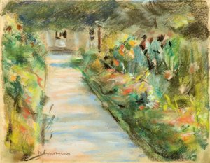 M. Liebermann, Jardín floreciente de Max Liebermann