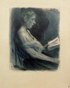 M.Liebermann, Niña leyendo