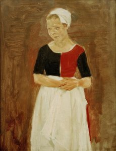 M. Liebermann, Niña huérfana de pie