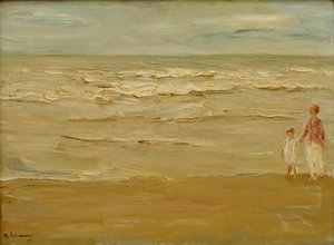 Imagen del mar – Playa y mar de Max Liebermann
