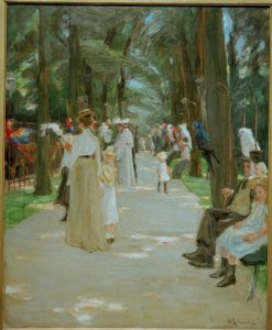 Avenida de los loros de Max Liebermann
