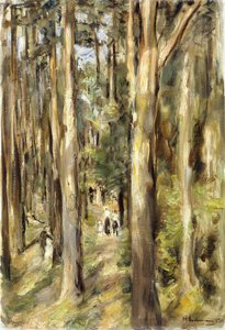 Picnic en el Bosque de Max Liebermann