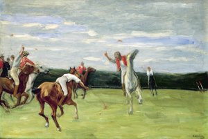 Jugador de polo en Jenischpark, Hamburgo, 1903 de Max Liebermann