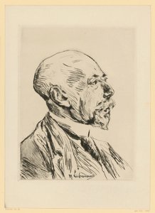 Retrato del profesor Adolph Goldschmidt de Max Liebermann