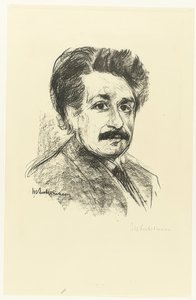 Retrato de Albert Einstein. 1925