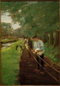 Camino de los marineros en Edam de Max Liebermann