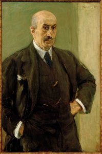 Autorretrato en traje, de pie