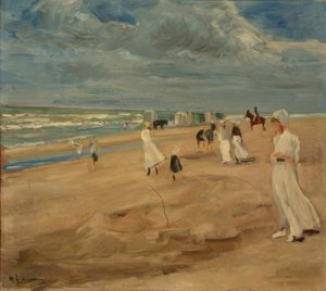 Playa en Noordwijk de Max Liebermann