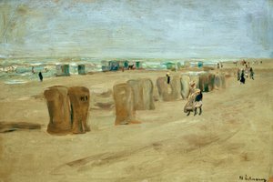 Imagen de playa en Noordwijk de Max Liebermann