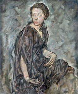 Retrato de Tilla Durieux (1880-1971), actriz y humorista austríaca