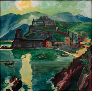 Noche en Monterosso de Max Pechstein