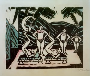 acróbatas de Max Pechstein