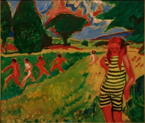 La camiseta amarilla y negra de Max Pechstein