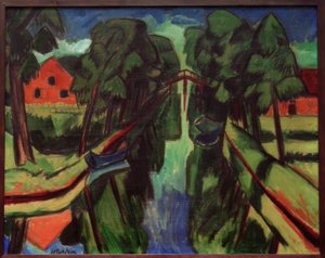 El foso del molino de Max Pechstein