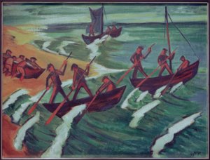 pescador de Max Pechstein