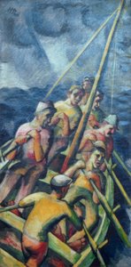 barco pesquero de Max Pechstein