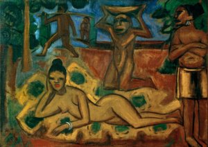 Las mujeres en Palau de Max Pechstein
