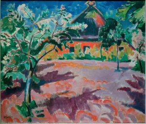 Floración primaveral II de Max Pechstein
