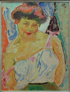 Chica joven de Max Pechstein