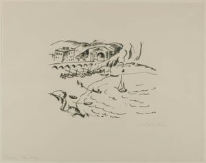 Bahía de Monte Rosso, de Fotos de viajes: Italia-Mar del Sur de Max Pechstein