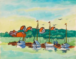 Por la mañana de Max Pechstein