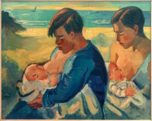 Madres nutridoras de Max Pechstein