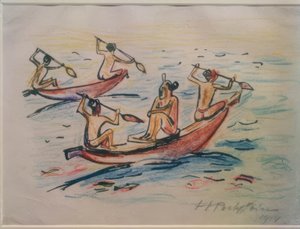 Fotos de viajes Italia - Mar del Sur (barcos en Palau) de Max Pechstein