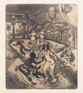 Ballet ruso I de Max Pechstein