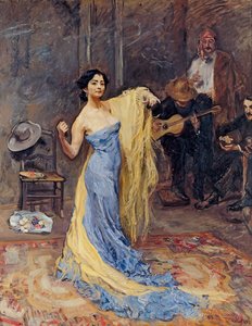 Bildis de la bailarina Marietta di Rigardo, 1904