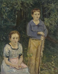 Nina y Wolfgang Slevogt de Max Slevogt