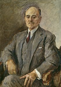 Retrato de Hermann Sudermann 1857-1928, 1927 de Max Slevogt