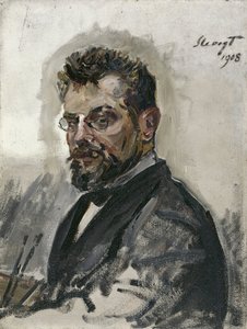Auto retrato de Max Slevogt