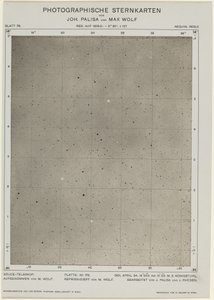 Cartas fotográficas de estrellas 24 de abril de 1901, 480 de Max Wolf, Johann Palisa