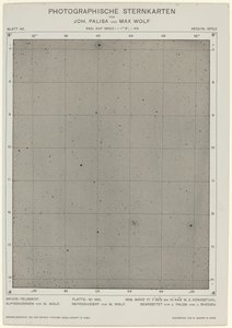 Cartas Estelares Fotográficas (17 de marzo de 1906) de Max Wolf and Joh. Palisa