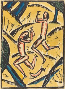 Dos Bailarinas Desnudas en un Paisaje de Max Zachmann