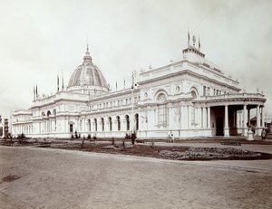 Esquina de las artes, la Exposición de toda Rusia, Nizhny Novgorod, Rusia, 1896 de Maxim Dmitriev